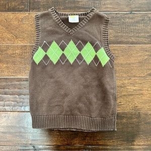 Crazy 8 Diamond Argyle sweater vest